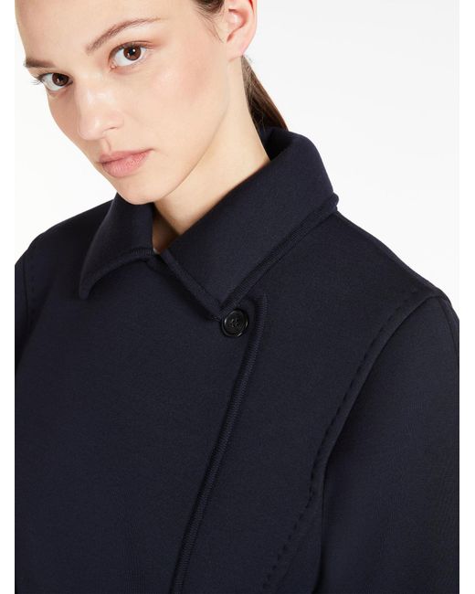 Max Mara Blue Manuela1 Wool Coat