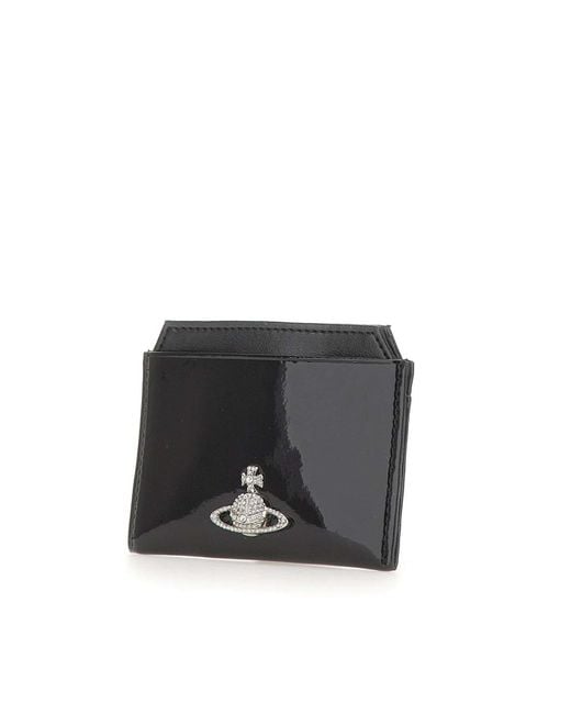 Vivienne Westwood Black Flat Card Holder