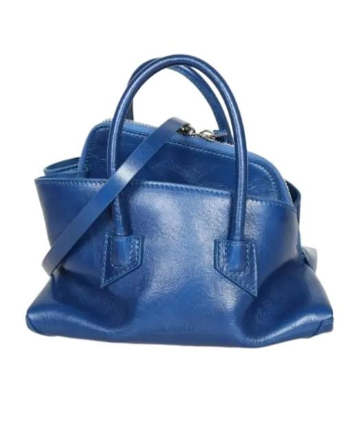 The Attico Blue The Top Handle Shoulder Bag