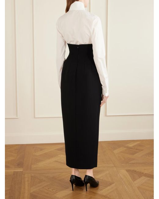 Khaite Black Luiza Skirt