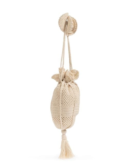 Ulla Johnson White Drawstring Tote Bag