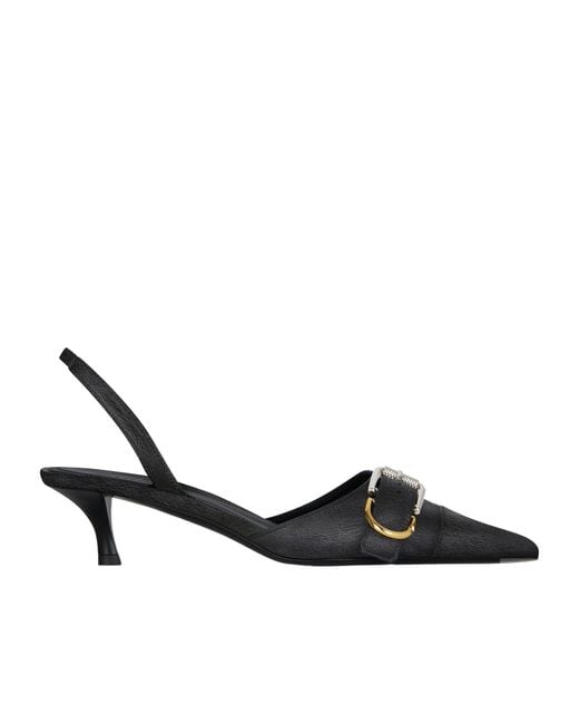 Givenchy Black Voyou Slingback Pumps