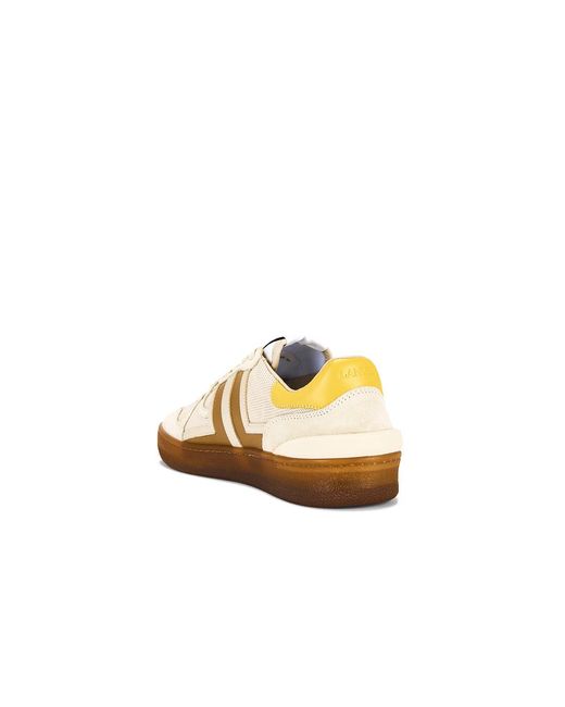 Lanvin Metallic Almond Toe Sneakers for men