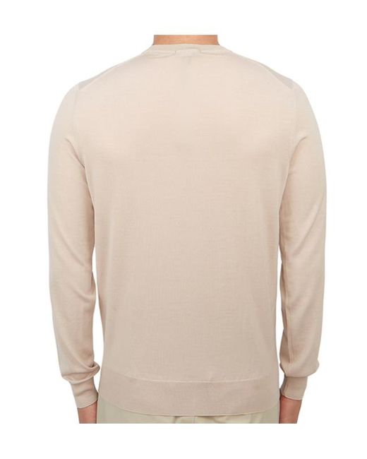 Drumohr Natural Long-Sleeved Sweater for men