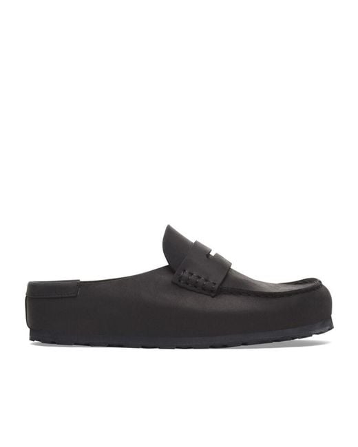 Birkenstock Black Naples Penny Clogs for men