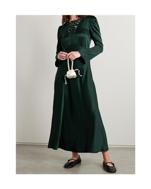 Doen Green Long Sleeve Dress