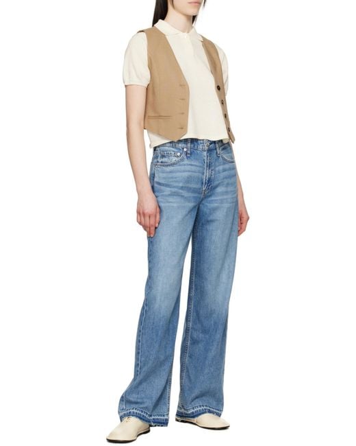 Rag & Bone Blue Logan Jeans