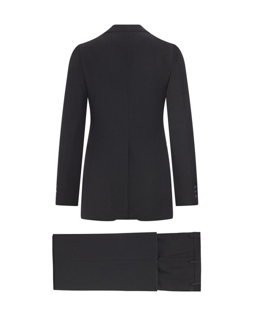 Maison Margiela Black Two-Piece Tailored Suit for men