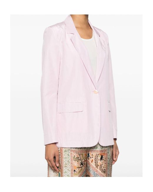 Forte_forte Pink Lapels Blazer