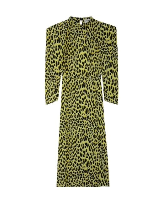 Zadig & Voltaire Green Long-Sleeved Dress