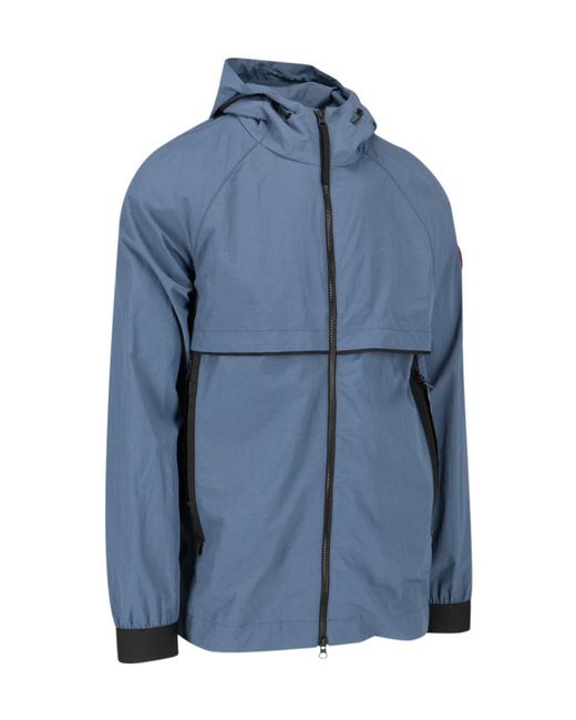 Canada Goose Blue Faber Hooded Jacket for men