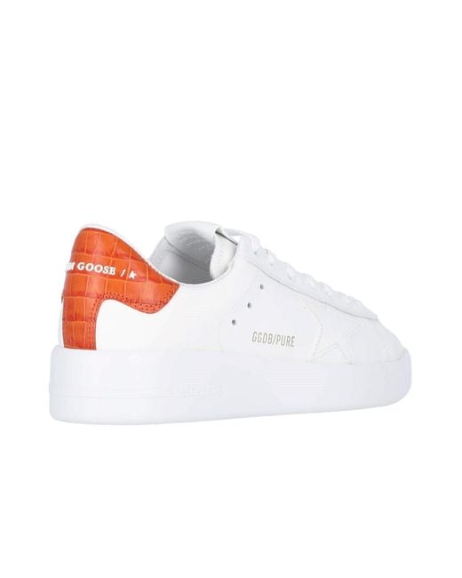 Golden Goose Deluxe Brand White Star Patch Low-Top Sneakers