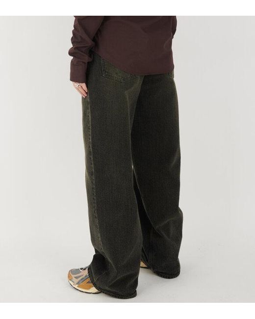 Our Legacy Gray Wide Cut Jeans
