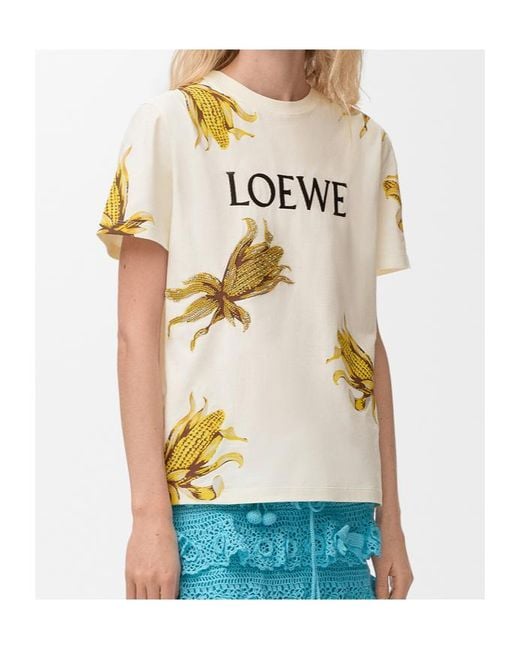Loewe White Embellished T-Shirt