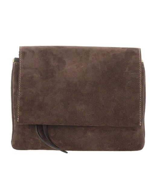 Gianni Chiarini Brown Flap Pocket Shoulder Bag