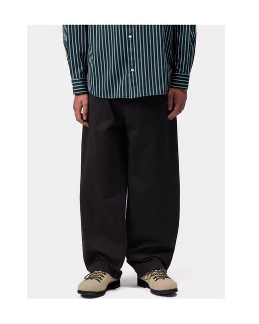Carhartt Black Cotton Pants for men