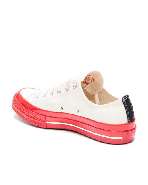 COMME DES GARÇONS PLAY Pink Chuck 70 Low-Top Sneakers for men