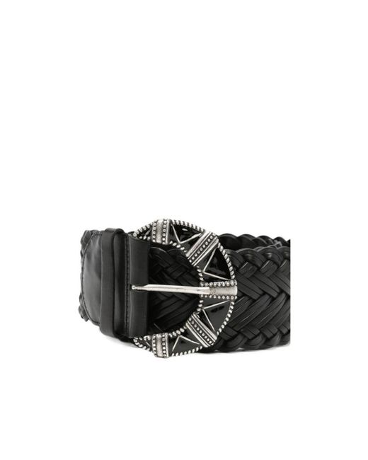 Ba&sh Black Pin-Buckle Belt