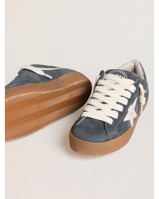Golden Goose Deluxe Brand Blue Super-Star for men