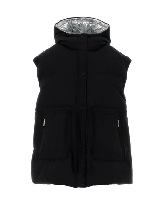 Herno Black Sleeveless Down Jacket