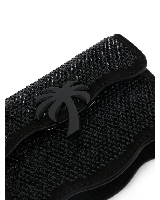 Palm Angels Black Palm Beach Embellished Crossbody Bag