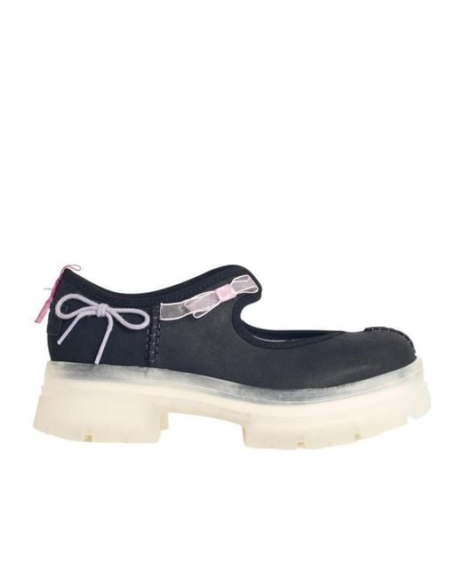 Ugg Blue Areum Mary Jane Bow Sneakers