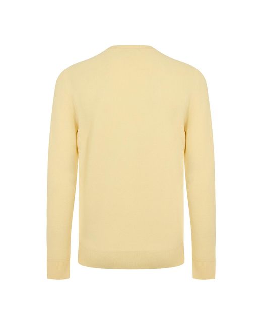 Moncler Yellow Edit Crew Neck Jumper for men