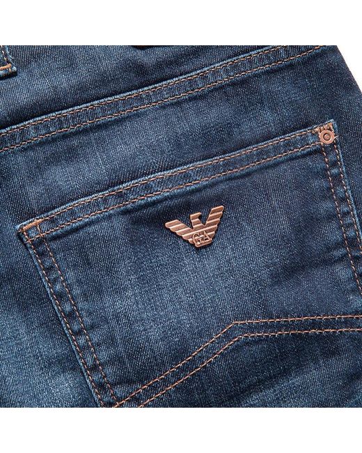 Armani Jeans Blue Vintage Casual Jeans for men