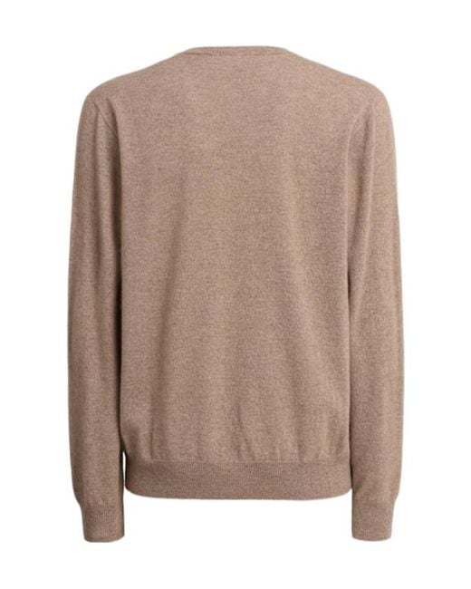 The Row Brown Rod V-Neck Cashmere Knit Sweater for men