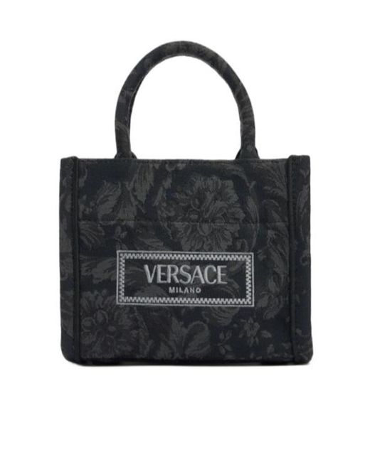 Versace Black Logo Cross-Body Bag
