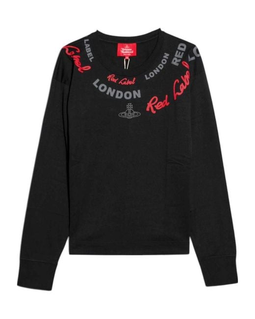 Vivienne Westwood Black Long-Sleeved T-Shirt