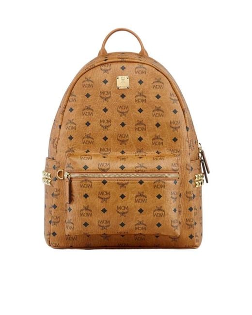 MCM Brown Stark Backpack for men