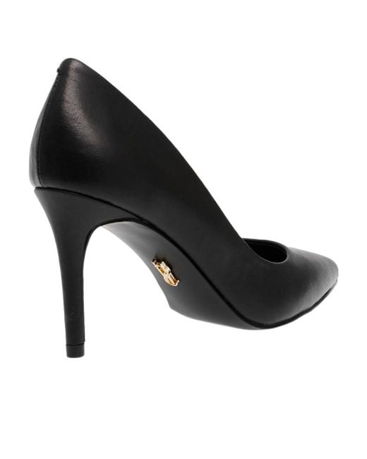 Steve Madden Black Logo High Heels