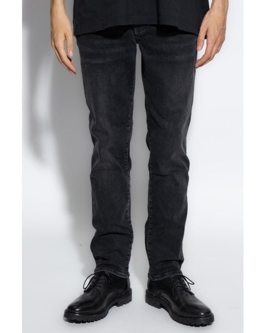 AllSaints Blue Sid Skinny Fit Jeans for men