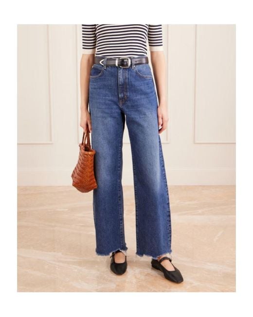 FRAME Blue Jeans With Belt Loops