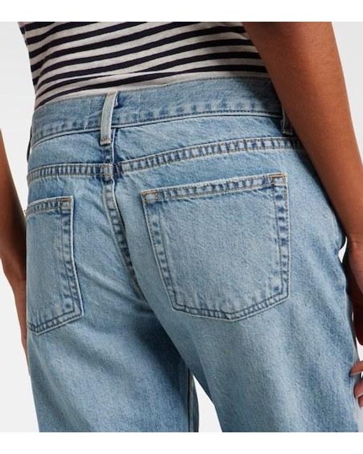Nili Lotan Blue Straight Jeans