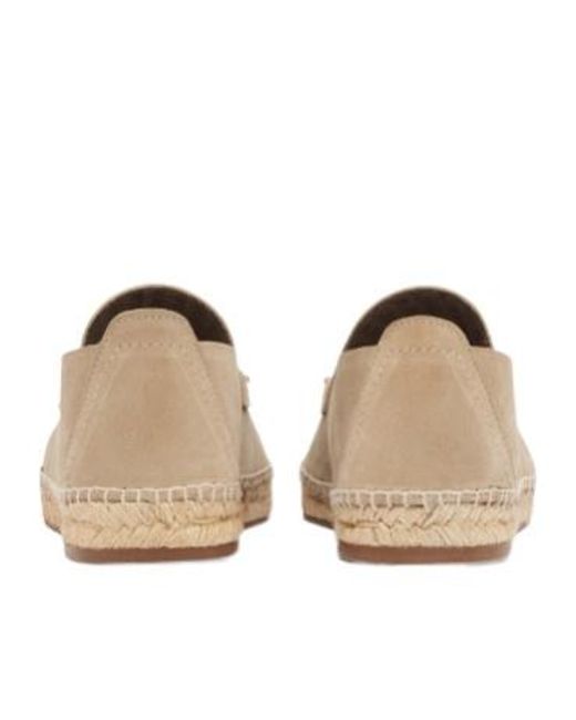 Emporio Armani Natural Logo Trim Espadrilles for men