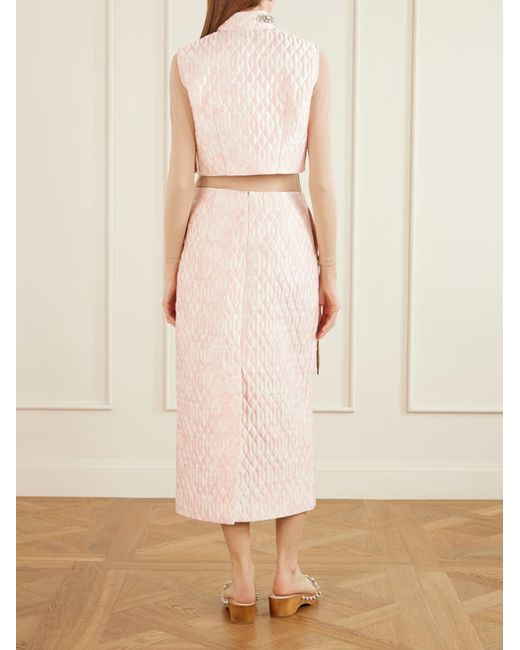 Simone Rocha White Quilted Top