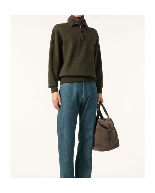 Loro Piana Green Whitney Polo Shirt for men