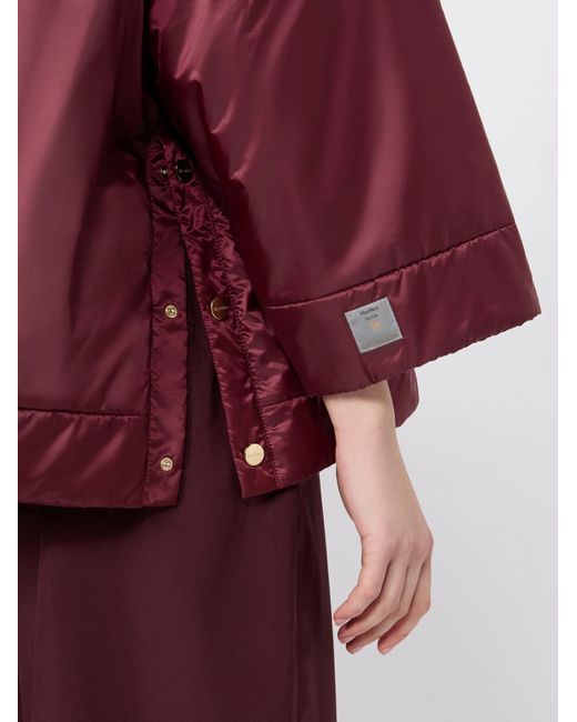 Max Mara Red Padded, Hooded Jacket