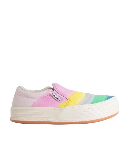 Palm Angels Multicolor Printed Slip-On Sneakers for men