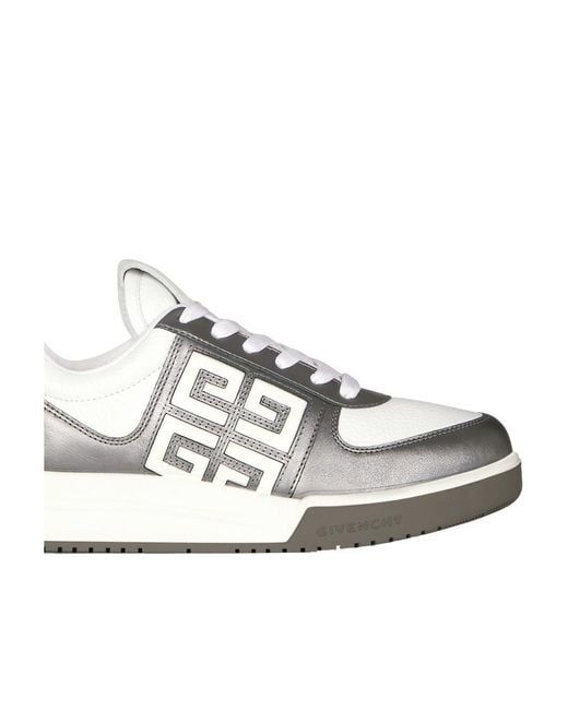 Givenchy White G4 Low-Top Sneakers