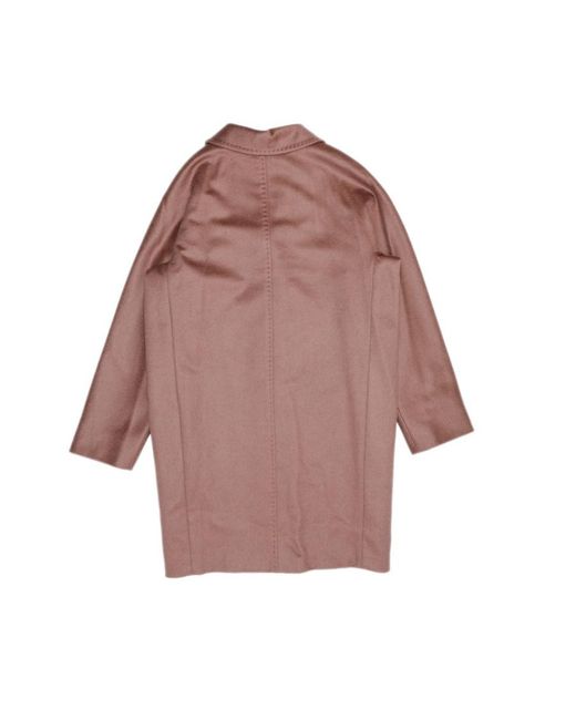Max Mara Pink Lapel Coat