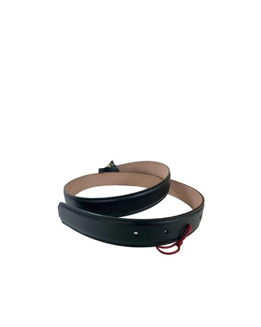 Bally White Logo Belt