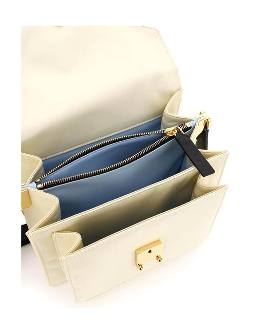 Marni White Trunk Strapped Shoulder Bag