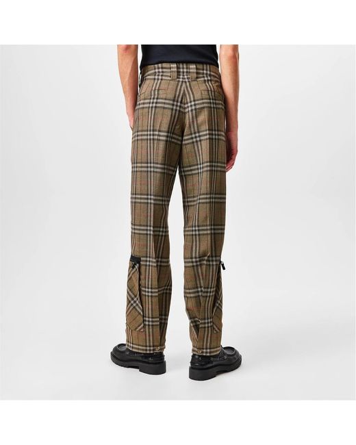Burberry Green Logo Track Pants for men
