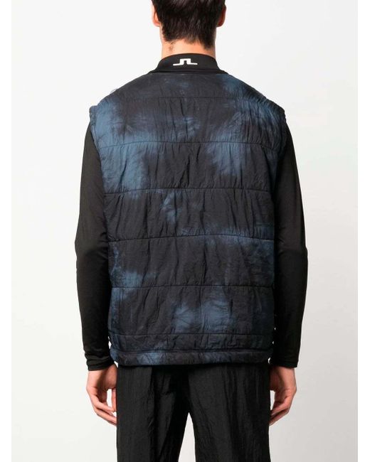 Aries Blue Tie-Dyed Vest for men