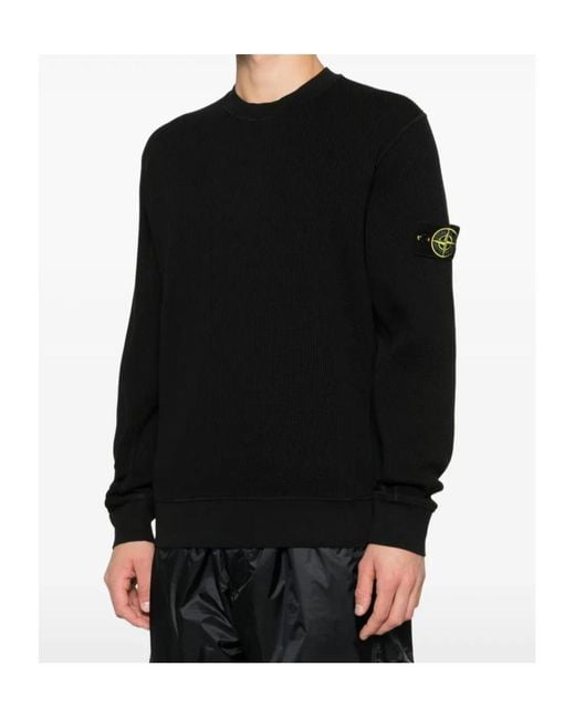 Stone Island Blue Regular-Fit Crewneck Sweatshirt for men