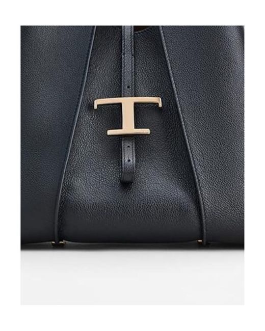 Tod's Blue T Timeless Shoulder Bag
