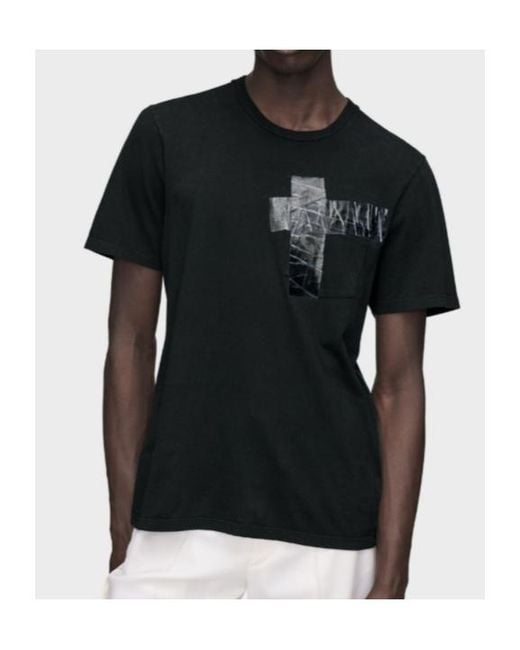 Maison Margiela Black Taped T-Shirt for men